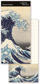 The British Museum Hokusai The Great Wave Magnetic Fridge Shopping To-Do List Notepad - Bee's Emporium