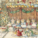Brambly Hedge Gathered Around the Hearth Pack of 8 Christmas Cards