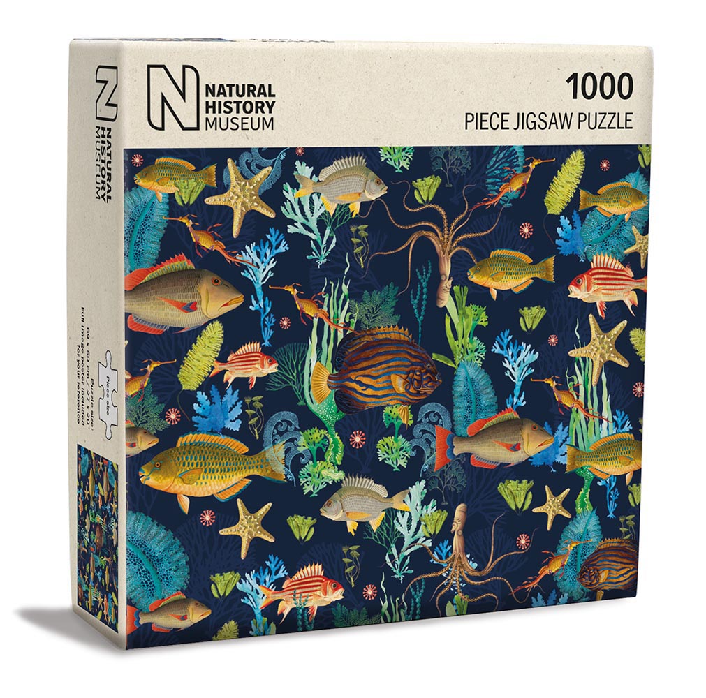 Natural History Museum - An Array of Marine Life 1000 Piece Jigsaw Puzzle - Bee's Emporium