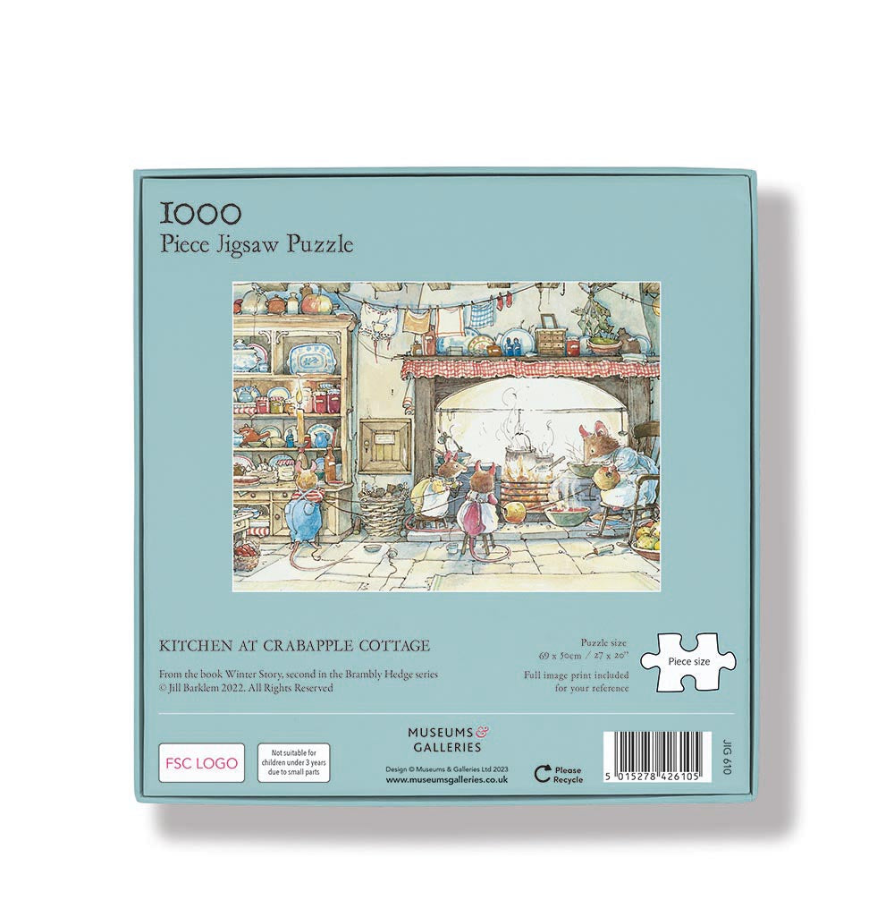 Brambly Hedge Kitchen at Crabapple Cottage 1000 Piece Jigsaw Puzzle - Bee's Emporium