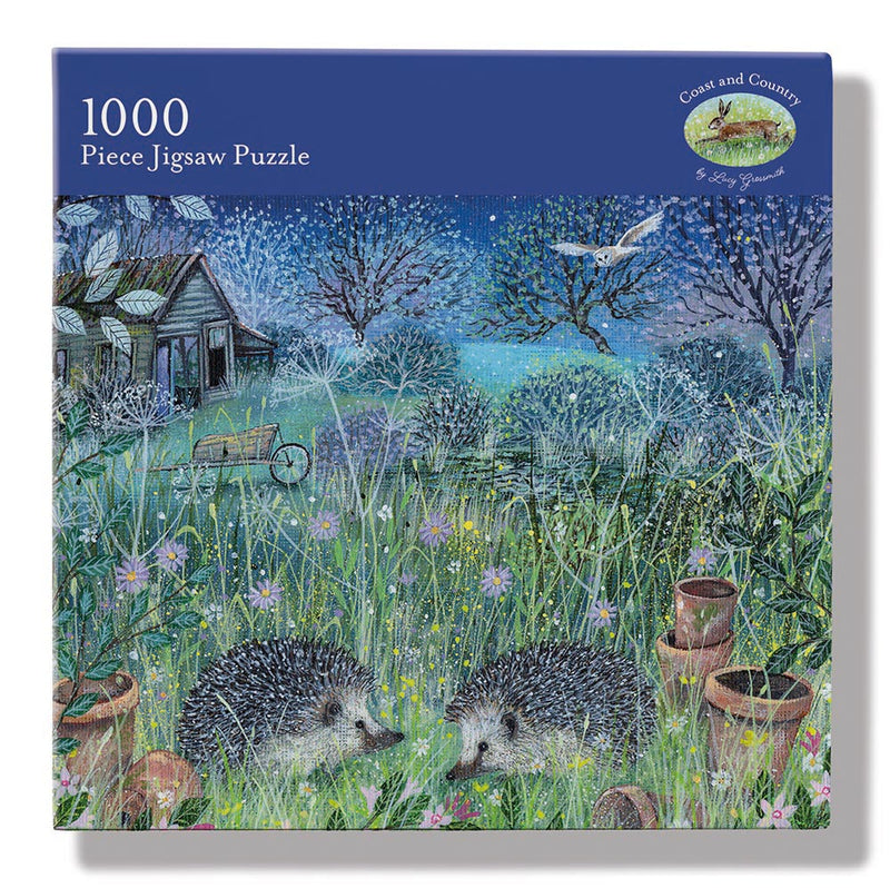 Coast and Country Hedgehogs by Lucy Grossmith 1000 Piece Jigsaw Puzzle
