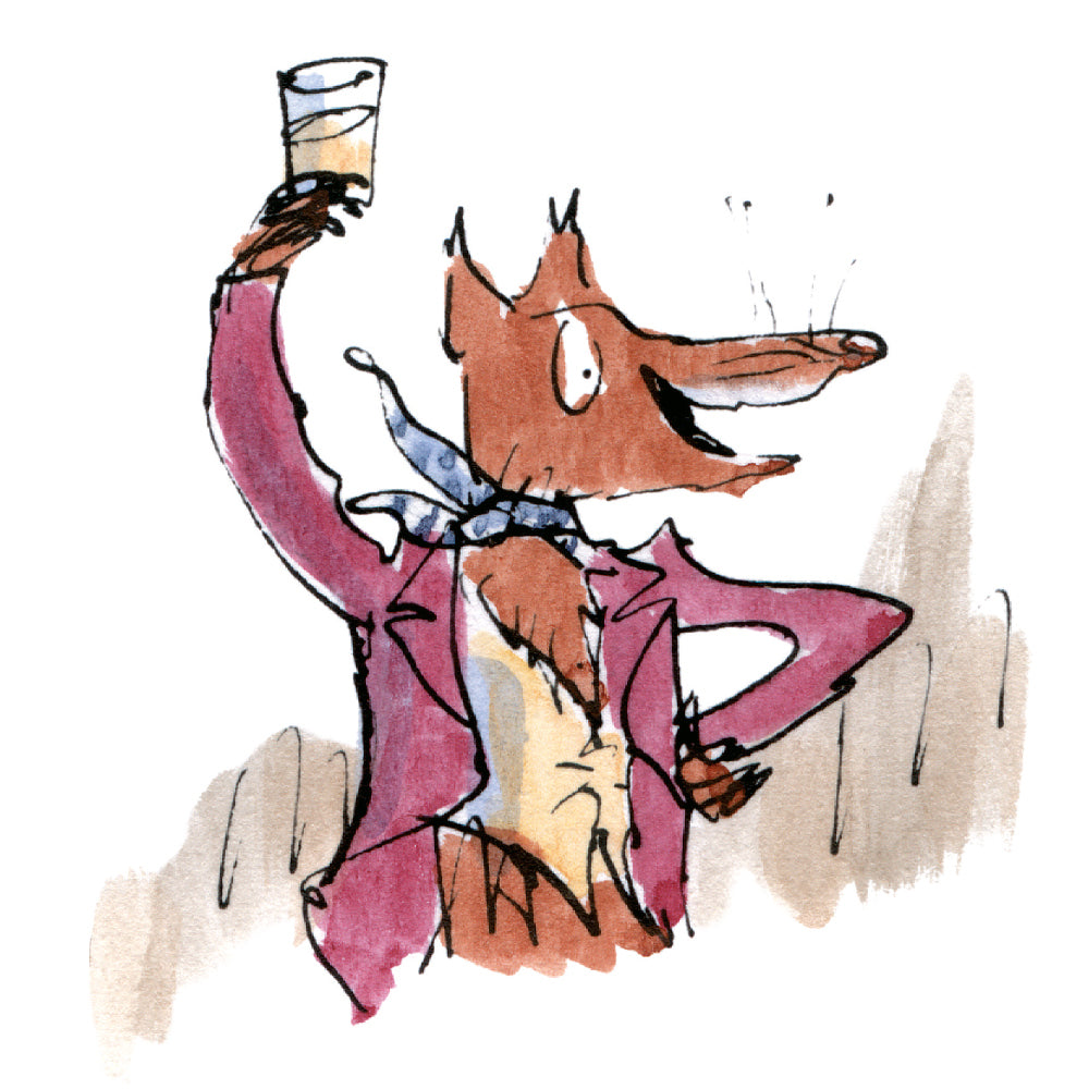 Roald Dahl - To Mr Fox! Long May He Live Blank Greeting Card with Envelope