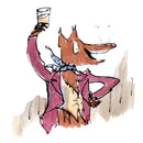 Roald Dahl - To Mr Fox! Long May He Live Blank Greeting Card with Envelope