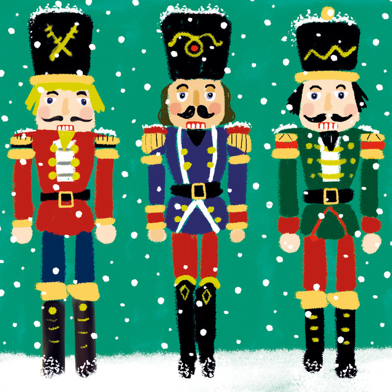 Nutcracker Trio by Karen Kane Pack of 8 Charity Christmas Cards