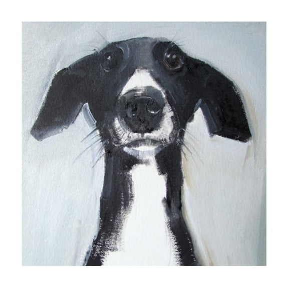 Charity The Dog Blank Greeting Card with Envelope