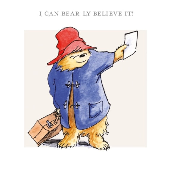 Paddington Bear Birthday Post Greeting Card with Envelope - Bee's Emporium