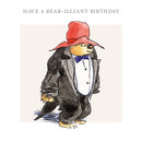 Paddington Bear in Dinner Jacket Birthday Greeting Card with Envelope