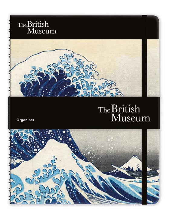 The British Museum Hokusai Wave Ringbound Organiser - Bee's Emporium