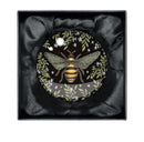 Catherine Rowe Honey Bee Crystal Dome Paperweight