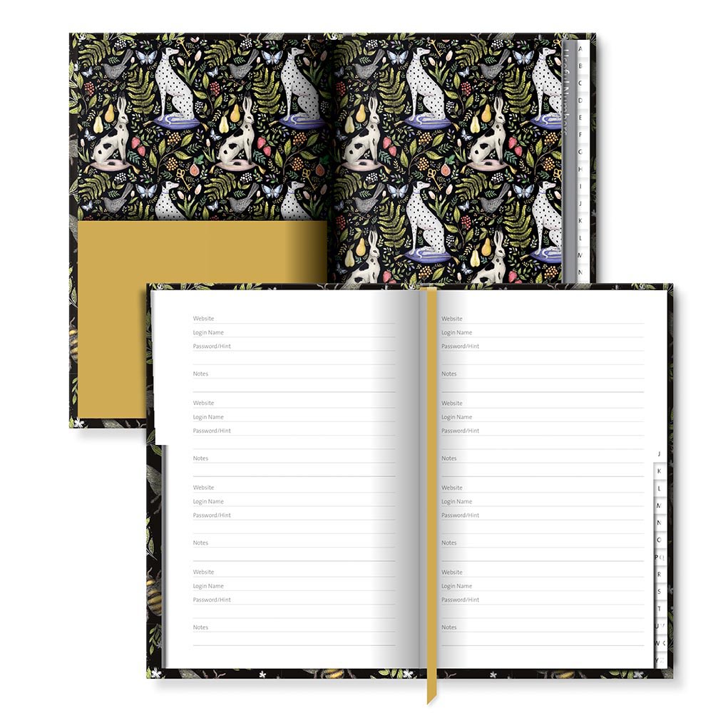 Catherine Rowe - Bee Pattern Password Book - Bee's Emporium
