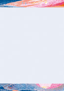 Midsummer Morning Linocut by Annie Soudain Writing Set