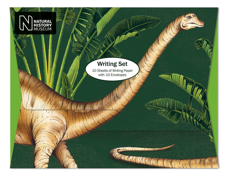 Natural History Museum Diplodocus Dinosaur Writing Set