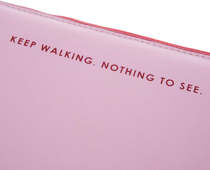 Pink & Red - Slogan Wallet (Purse) - Bee's Emporium