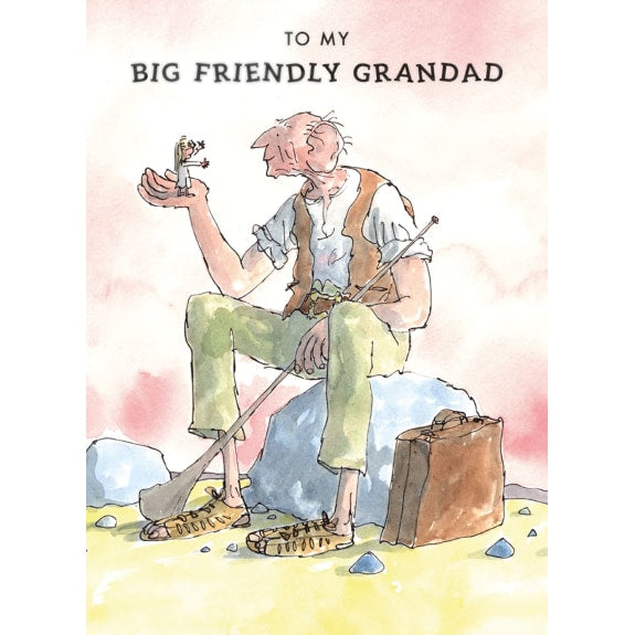 The BFG To My Big Friendly Grandad Birthday Greeting Card with Envelope - Bee's Emporium