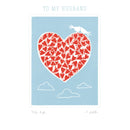 To My Husband - Sky High Birthday Greeting Card with Envelope