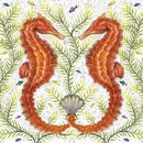 Seahorses by Catherine Rowe Blank Greeting Card with Envelope