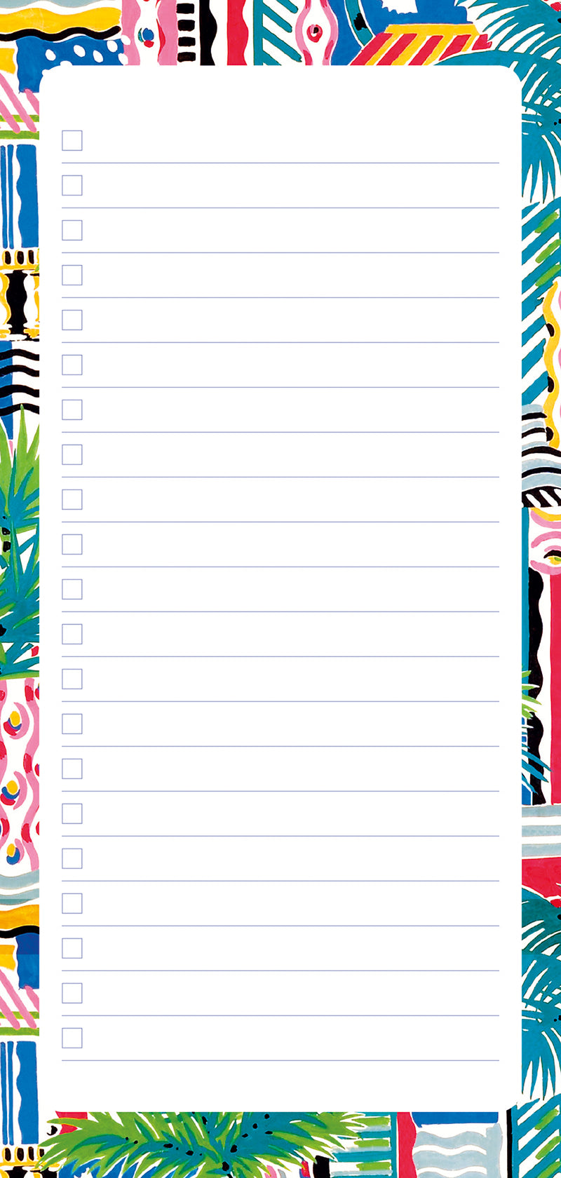 Sarah Campbell Designs - Cote D'Azur Magnetic Fridge Notepad - Bee's Emporium