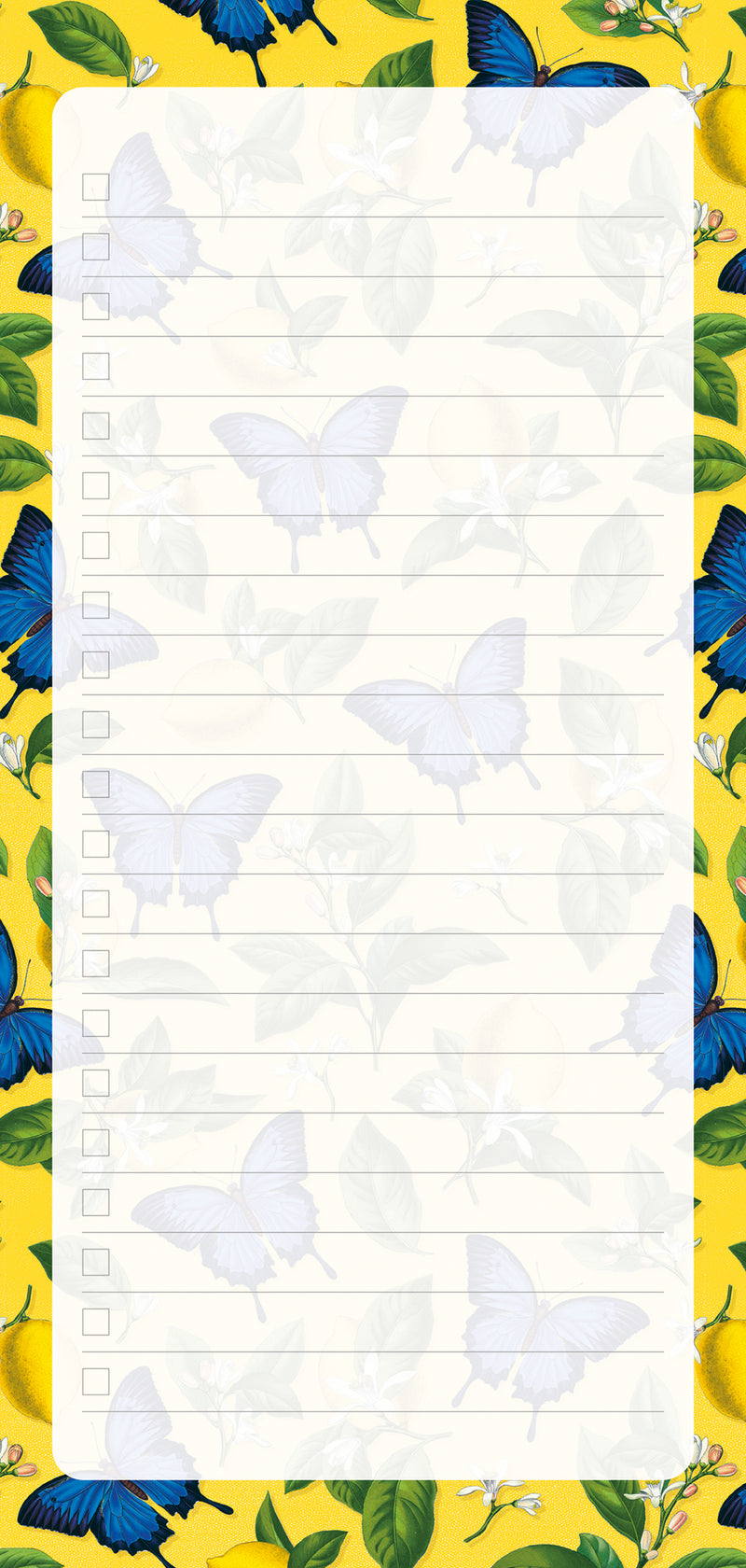Natural History Museum Ulysses Butterfly Magnetic Fridge Notepad