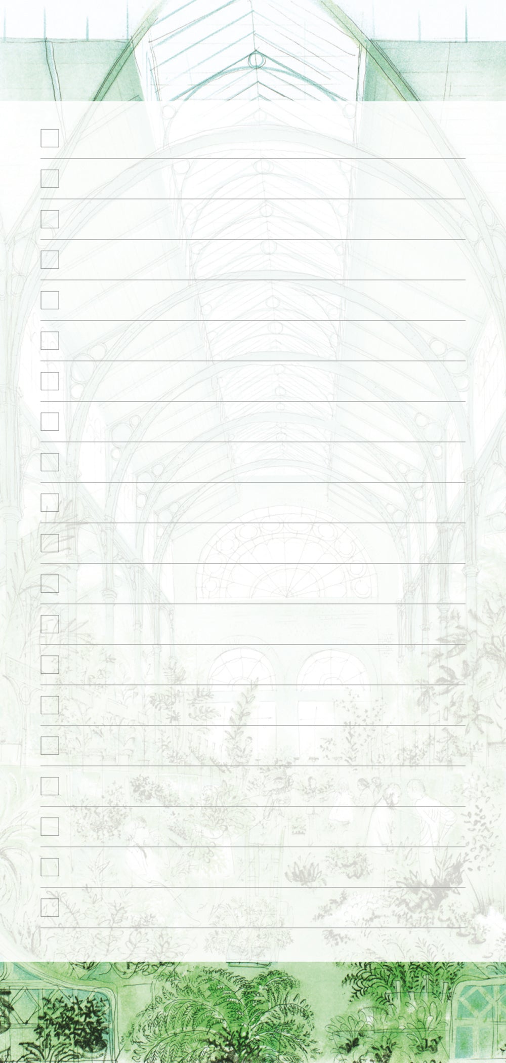 Tate The Flower Market Covent Garden Magnetic Fridge Notepad - Bee's Emporium