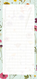 Wild Press Mint Bloom by Helen Ahpornsiri Magnetic Fridge Notepad