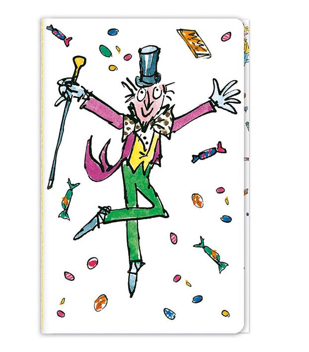 Roald Dahl Charlie & The Chocolate Factory Stitched Notebook - Bee's Emporium