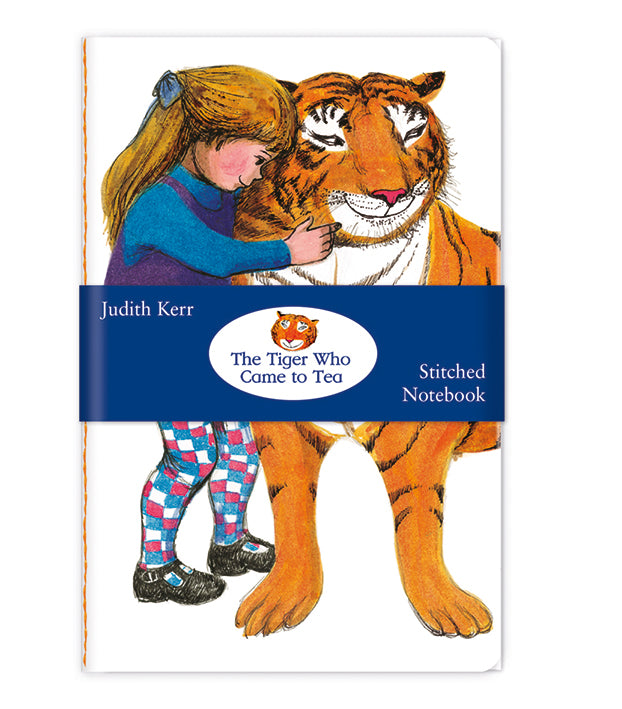 The Tiger Who Came to Tea - Tiger Hug Stitched Notebook - Bee's Emporium
