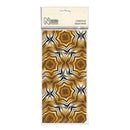 Natural History Museum Tiger Print Pack of 4 Sheets of Tissue Paper