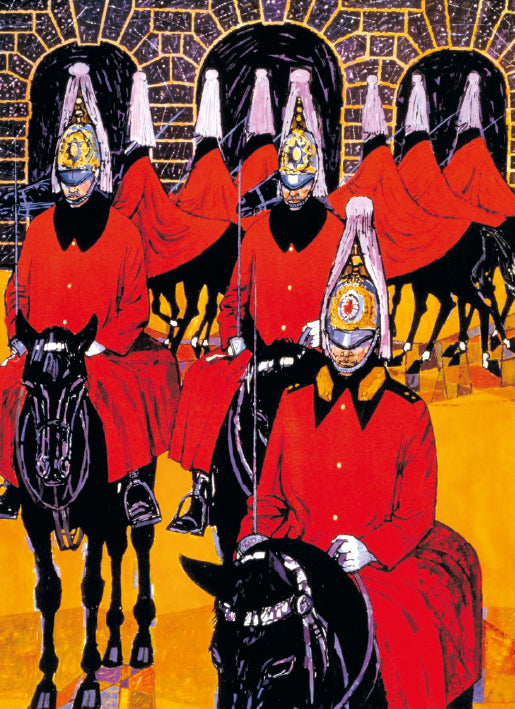 Transport for London - The Horse Guards Blank Greeting Card with Envelope