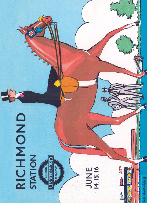 Transport for London - Richmond Horse Show Blank Greeting Card with Envelope