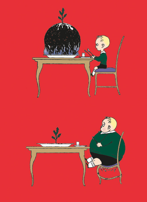 V&A Pudding Boy Pack of 8 Christmas Cards - Bee's Emporium
