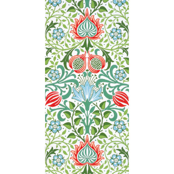 V&A Persian Wallpaper Slim Blank Greeting Card with Envelope