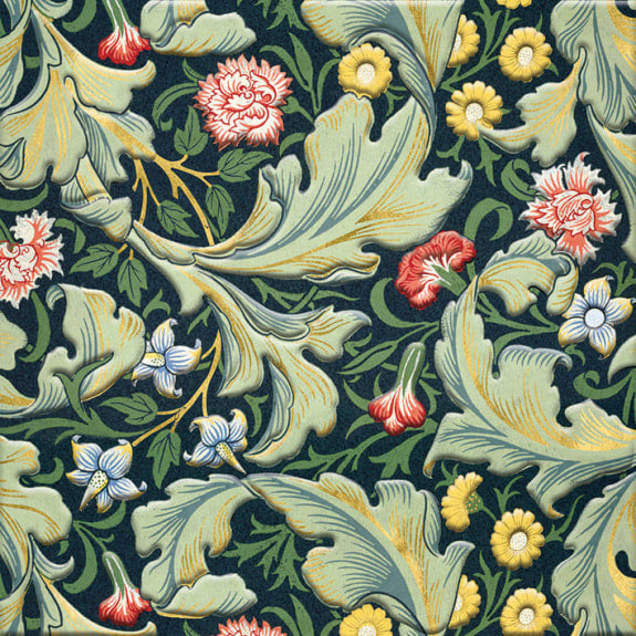 V&A Leicester Wallpaper Blank Greeting Card with Envelope - Bee's Emporium