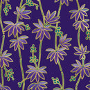 V&A Purple Bamboo Card with White Envelope