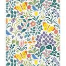 V&A Voysey Spring Flowers Blank Greeting Card with Envelope