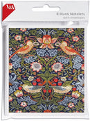 V&A Strawberry Thief - 8 Thank You Notes & Envelopes - Bee's Emporium