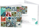 V&A William De Morgan Tiles Square Set of 8 Art Notecards Wallet - Bee's Emporium
