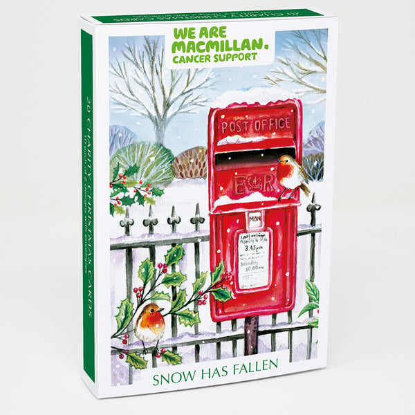Hallmark Charity Christmas Cards - Pack Of 16, Traditional Winter Scene Designs, Supports Barnardo's