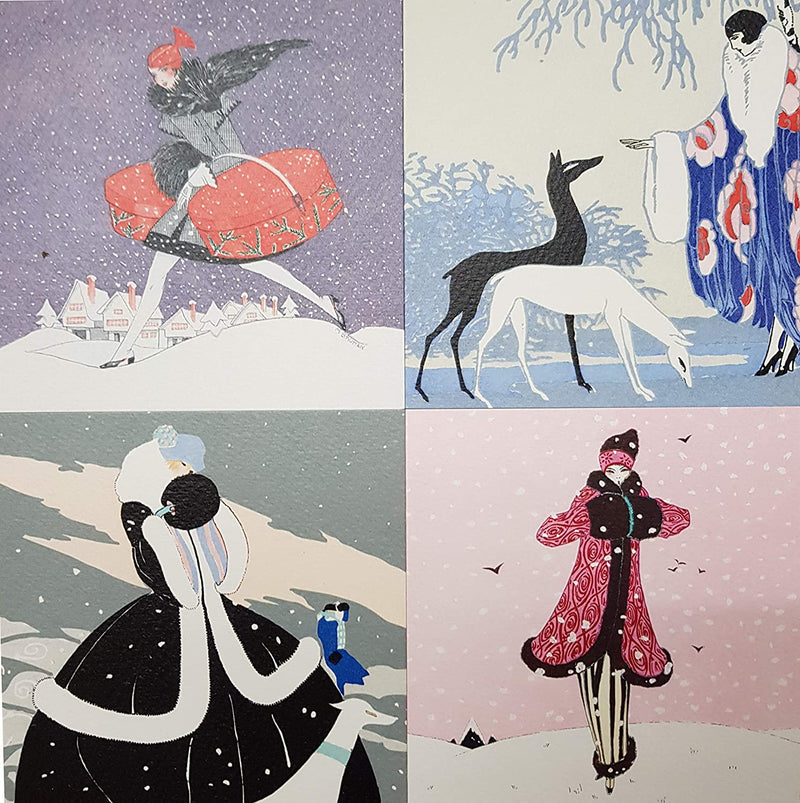 V&A Christmas Fashion Box of 20 Christmas Cards