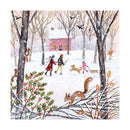 Winter Walks by Lucy Grossmith Box of 20 Christmas Cards