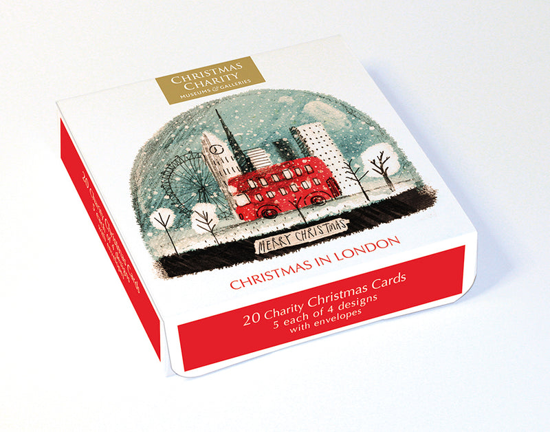 Christmas in London Box of 20 Charity Christmas Cards