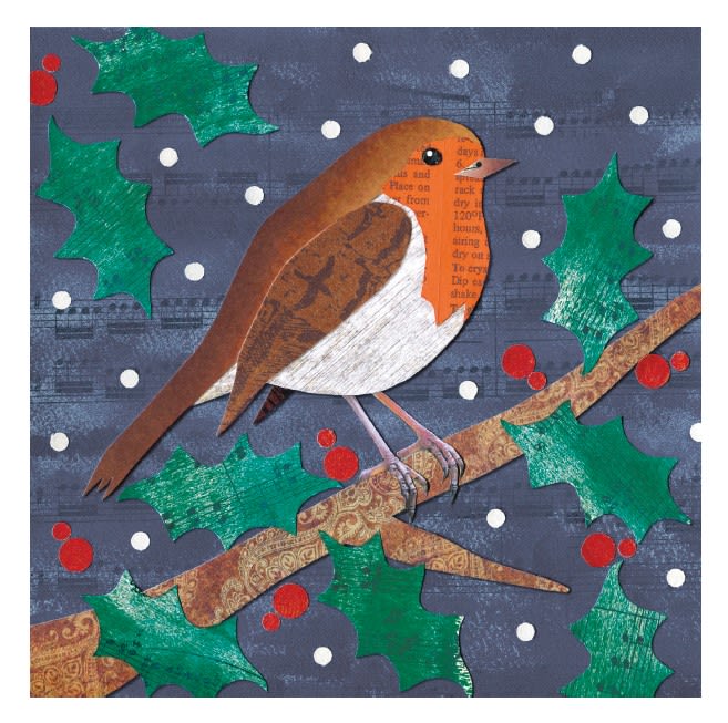 Christmas Collage Box of 20 Charity Christmas Cards - Bee's Emporium