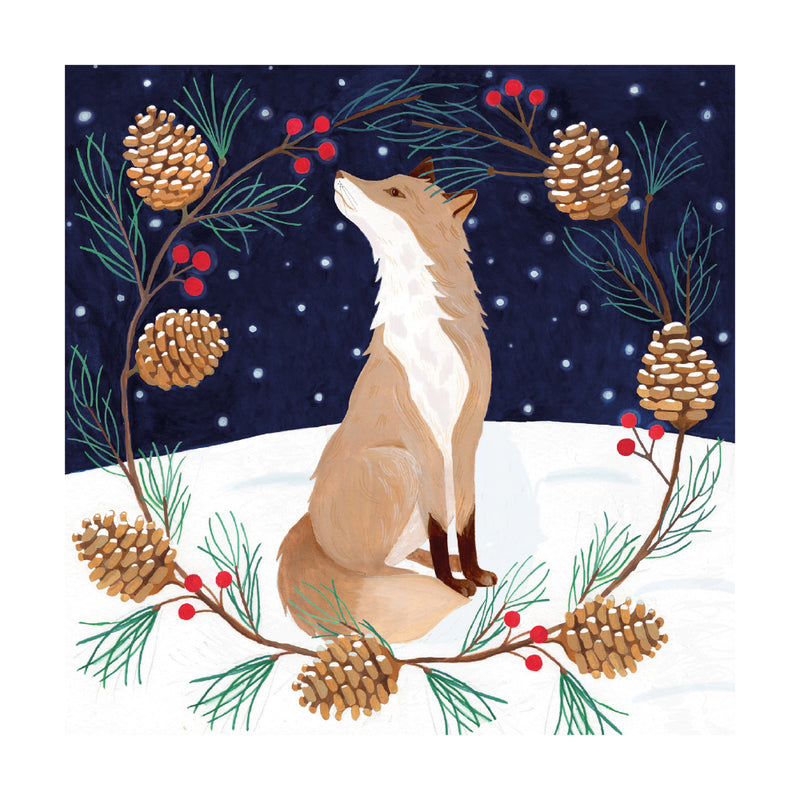 Animals in the Snow by Bex Parkin Box of 20 Charity Christmas Cards