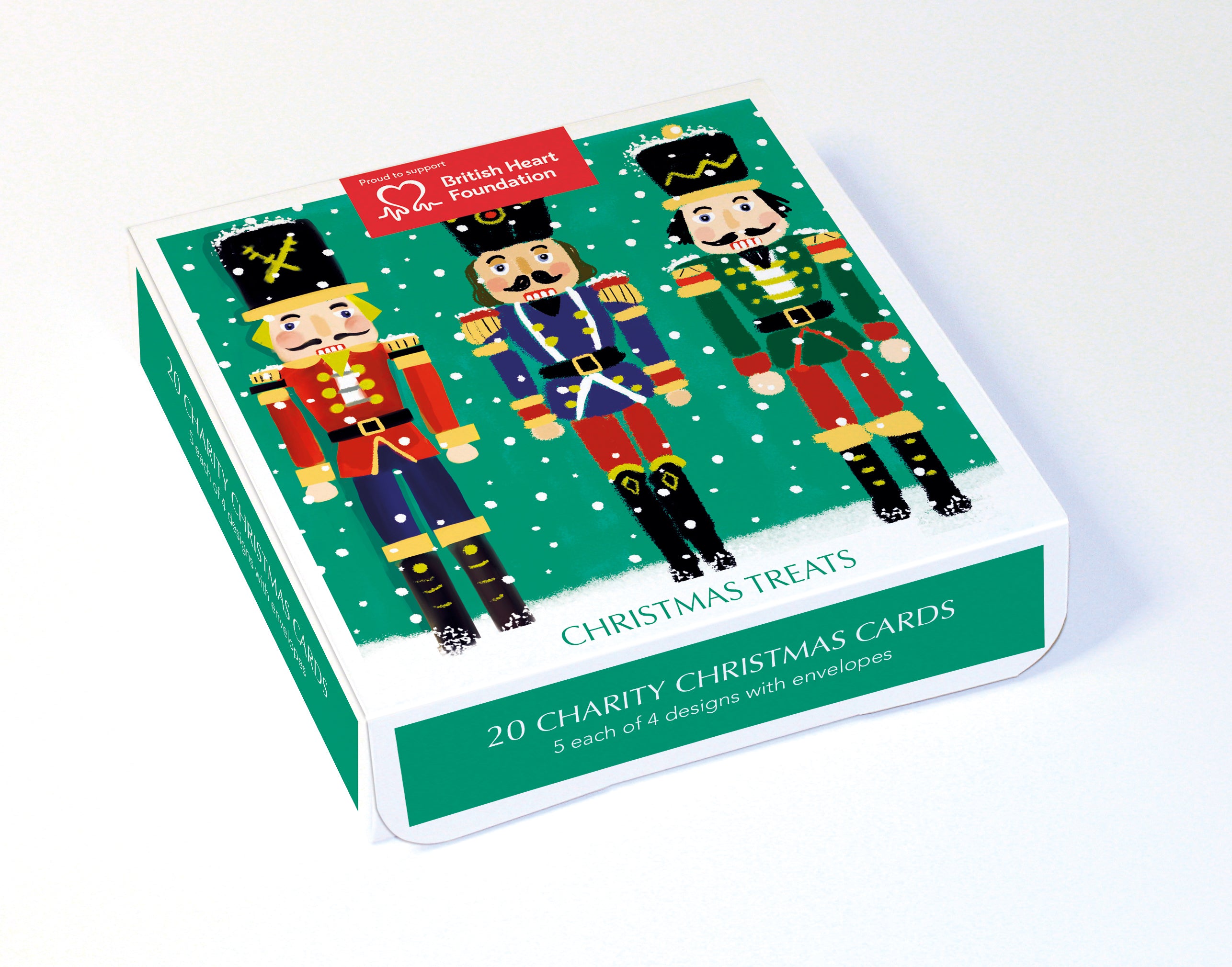 Festive Feeling Box of 20 Charity Christmas Cards - Bee's Emporium