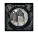 Natural History Museum - Elephants Crystal Dome Paperweight - Bee's Emporium