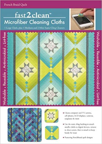 Fast2clean French Braid Quilt Microfiber Cleaning Cloths - Bee's Emporium