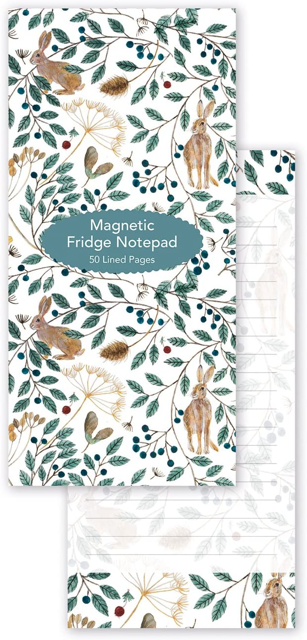 Dee Hardwicke Hares & Berries Magnetic Fridge Shopping To-Do List - Bee's Emporium